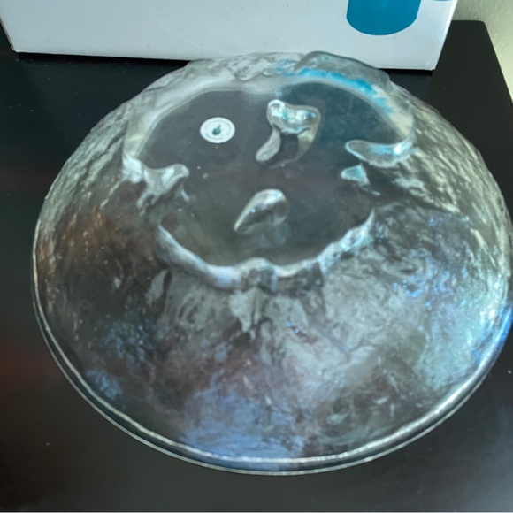 Retired Partylite "Iceland" 3-Wick Candle Holder Glass Bowl NEW OLD STOCK - Picture 5 of 7